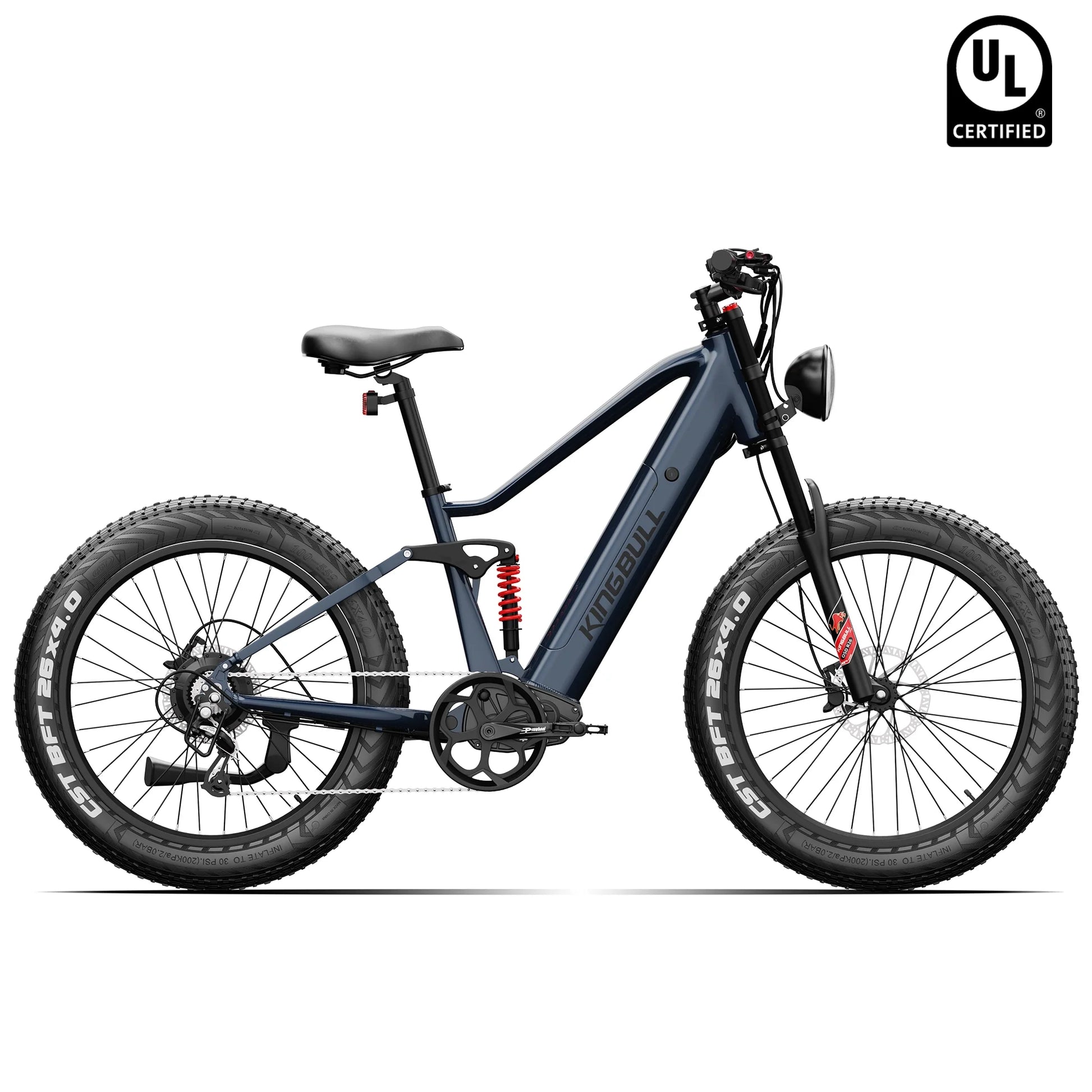 Kingbull Sliver Sand Rover 2.0 electric bike with UL 2849 & 2771 certified